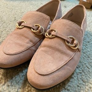 H&M Light pink loafers